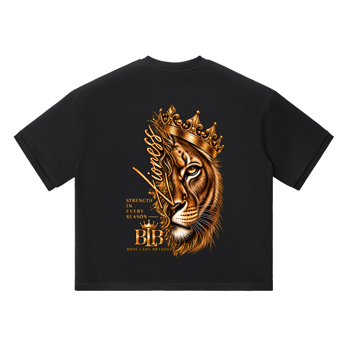 Bossladybranded,Lionesscollection,Blbcollection,Oversizedtee,Dropshouldertee