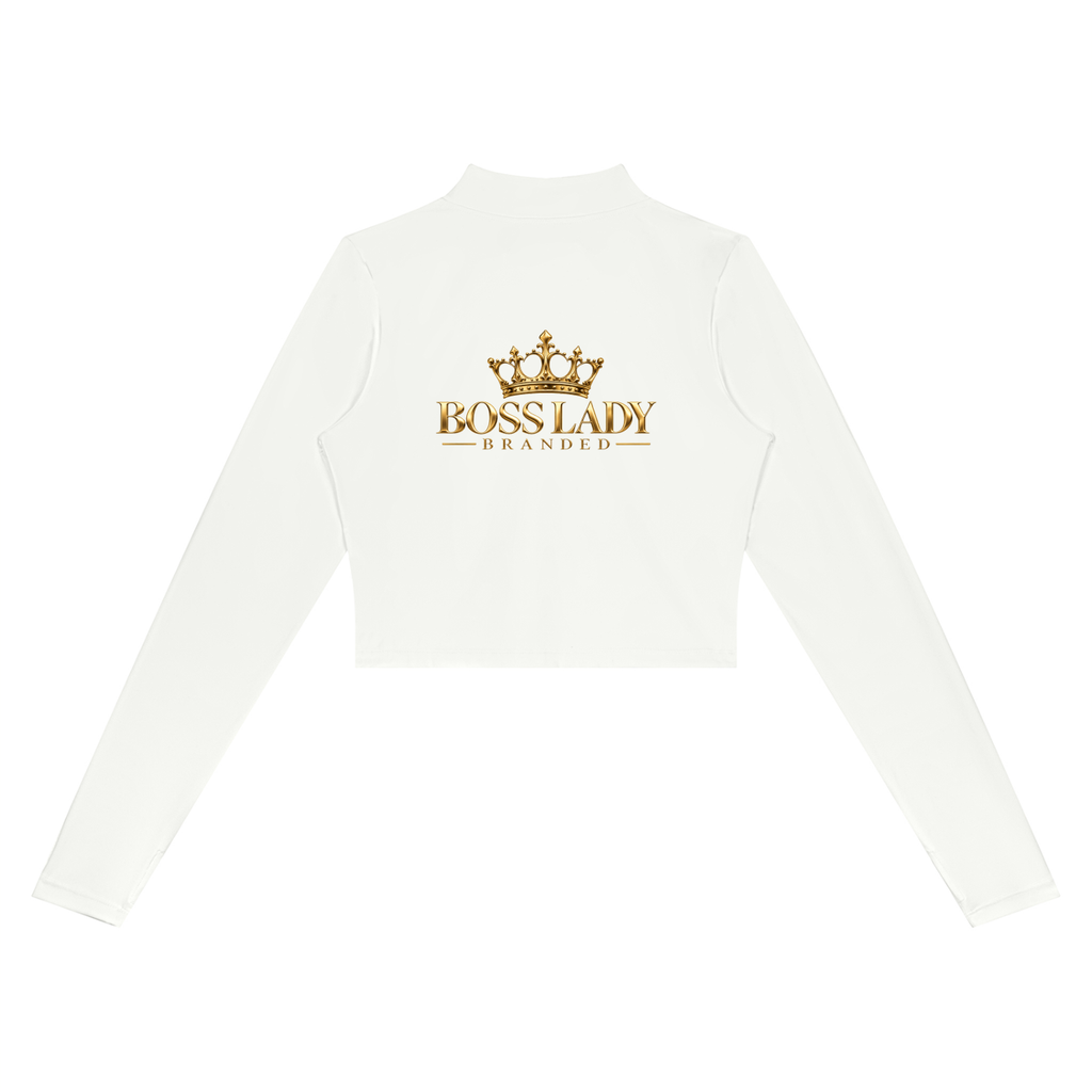 Zipupjacket,Bossladybranded,Crophoodie